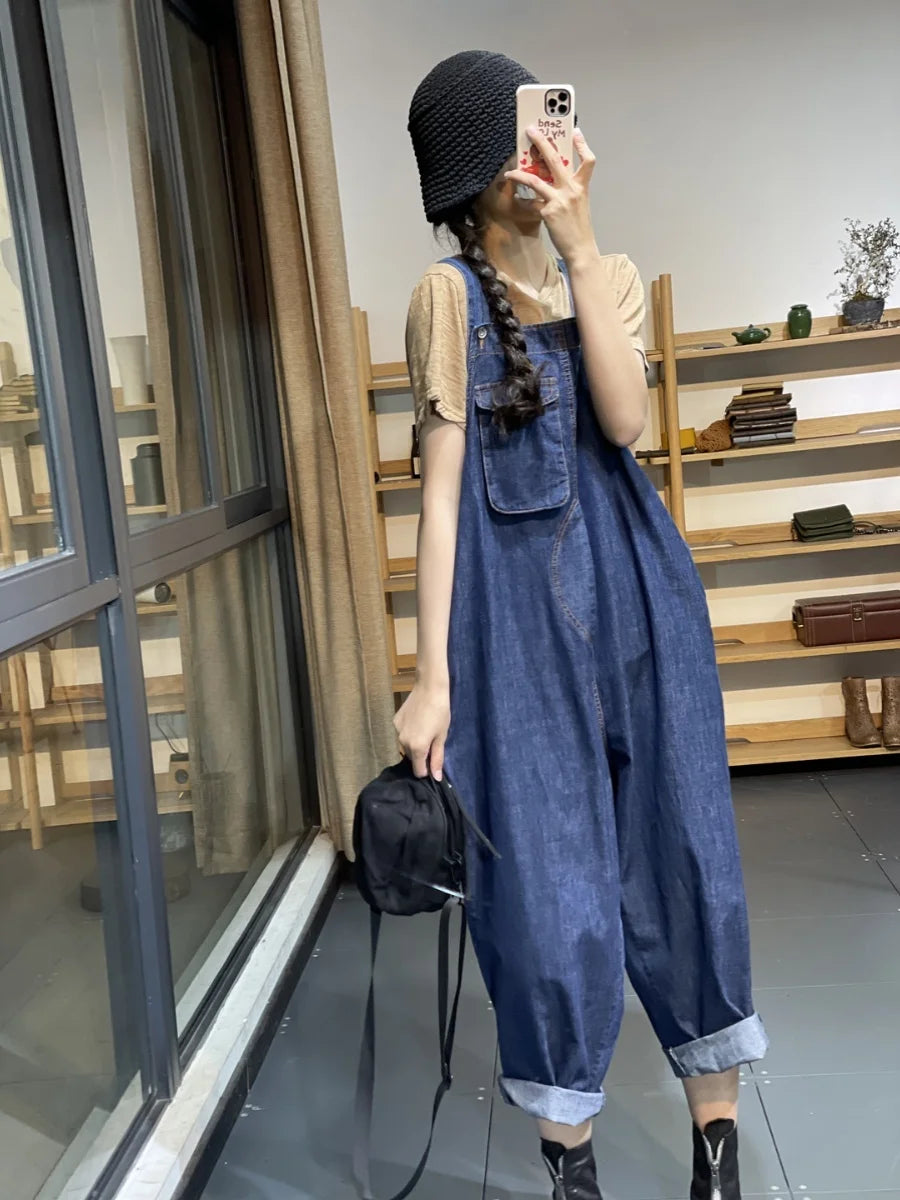 Jean Jumpsuits For Woman White Attractive Cross Ruched Clubwear Activeon Beach Legs Rivet Tube Flare Oversize Spaghetti