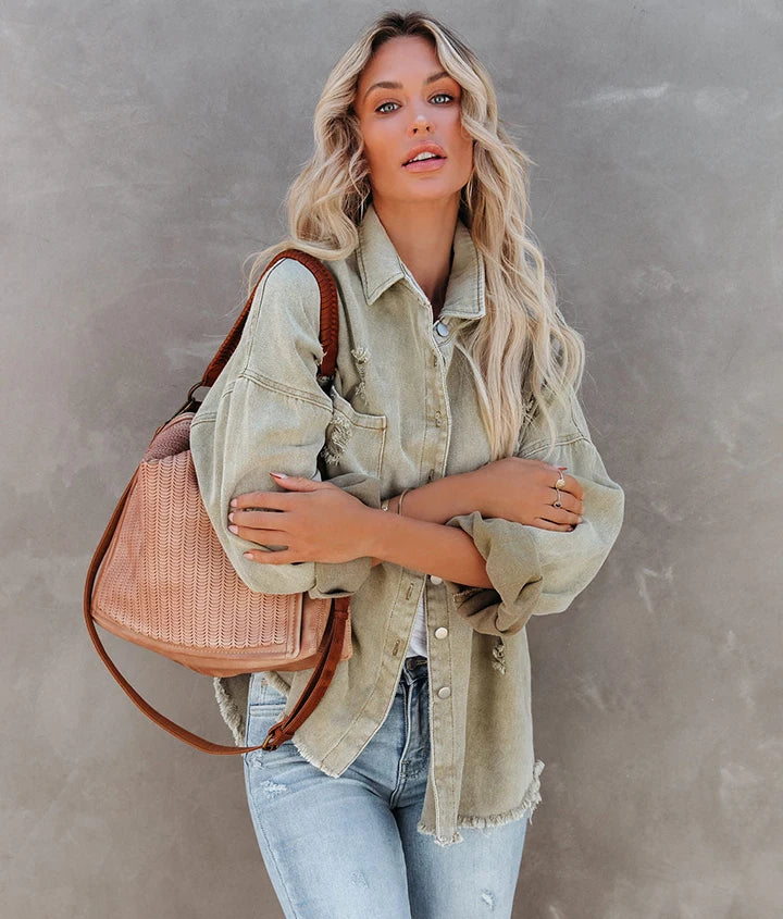 Cotton Shirt Coat Women Spring Autumn Ropa Coats Jeans Vintage Punk Gothic Bomber Jacket Windbreaker Y2k Jackets Streetwear