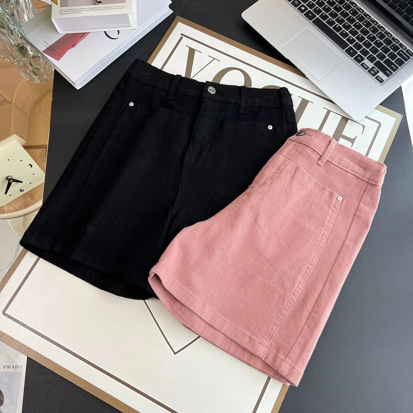 New Plus Size Jeans Summer Casual Thin Denim Hot Pants 100KG Shorts For Women