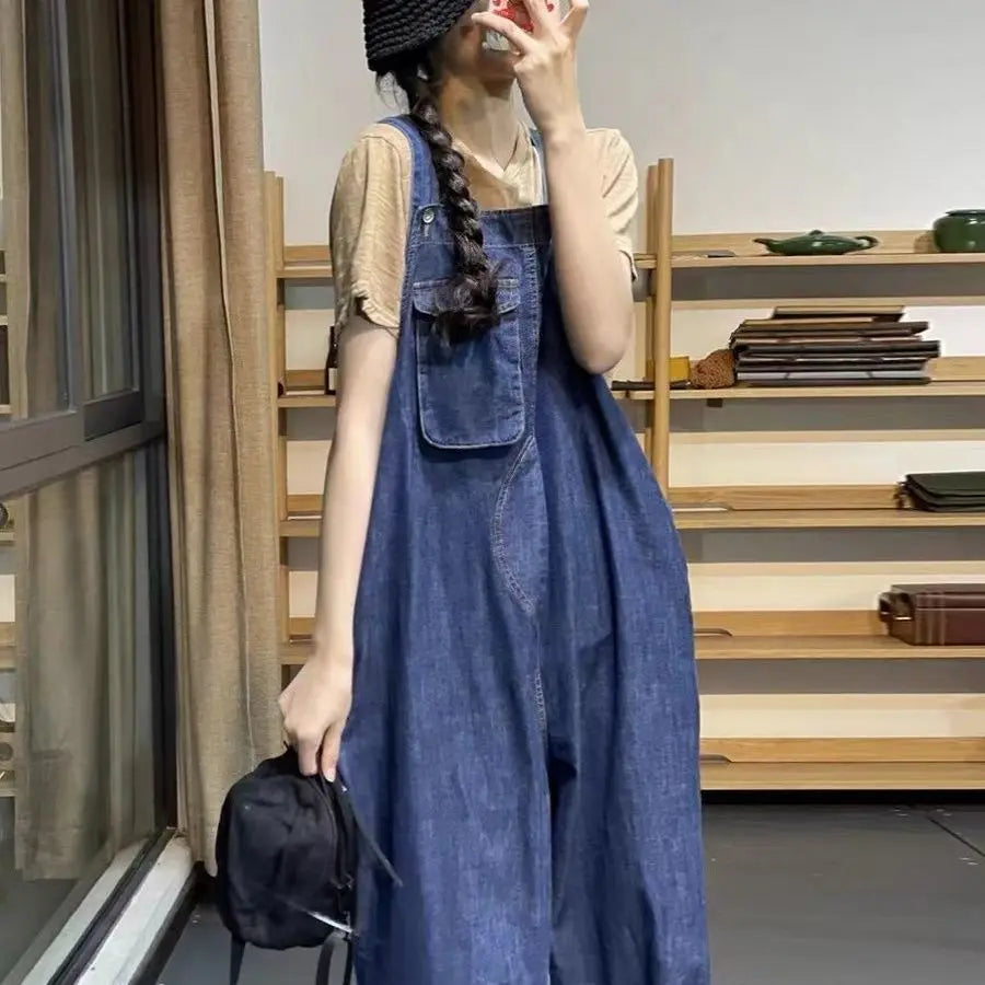 Jean Jumpsuits For Woman White Attractive Cross Ruched Clubwear Activeon Beach Legs Rivet Tube Flare Oversize Spaghetti