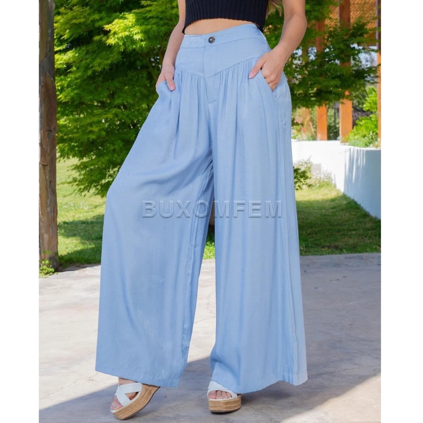 Straight Leg Comfortable Casual Trousers for Women 2025 Stylish Fashion New High Waist Jeans Unique Stylish Loose Leg Pants