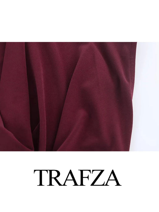 HH Women's Fashion Accessories Pleated Ankle Length Long Dress Female Metal Decorative Temperament Slim Party 2-Color Dress