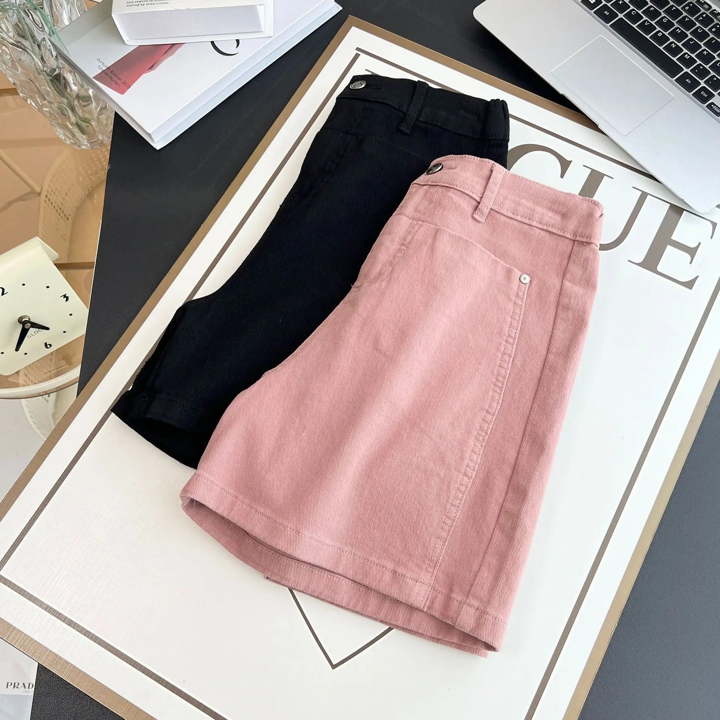 New Plus Size Jeans Summer Casual Thin Denim Hot Pants 100KG Shorts For Women