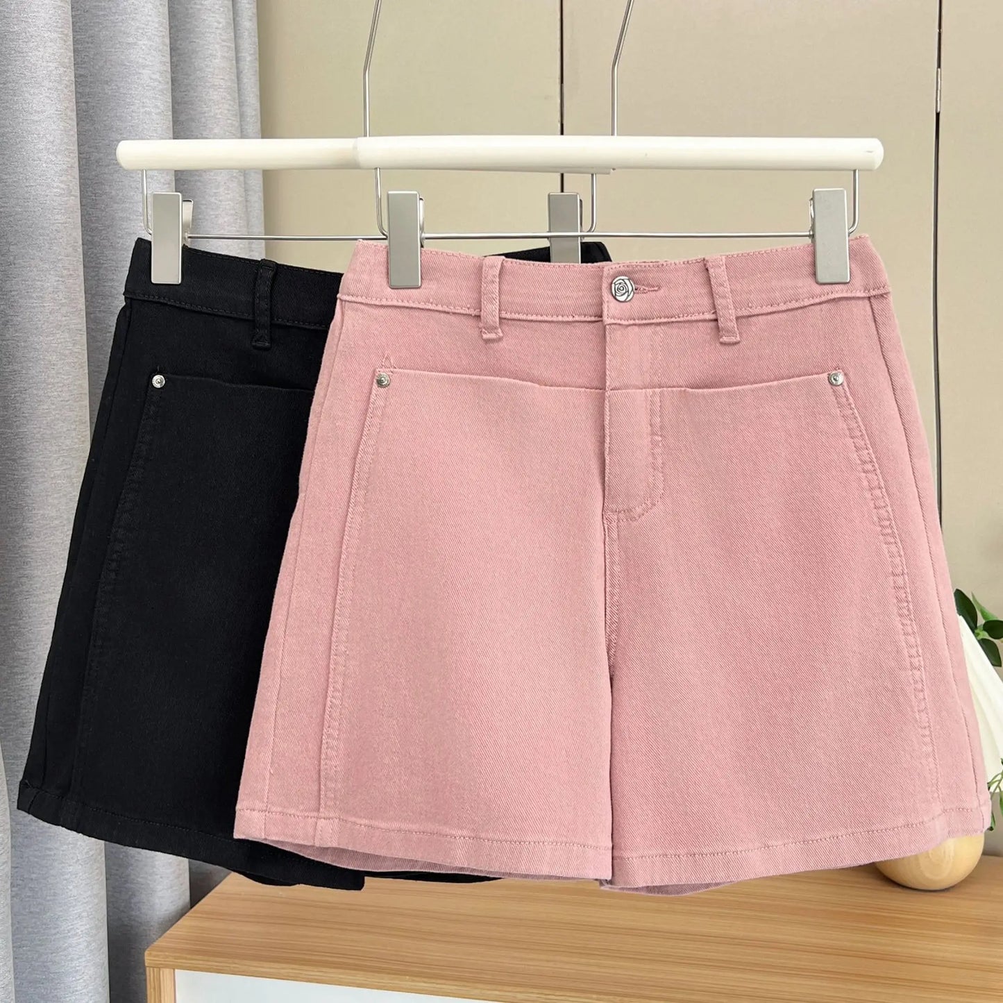 New Plus Size Jeans Summer Casual Thin Denim Hot Pants 100KG Shorts For Women
