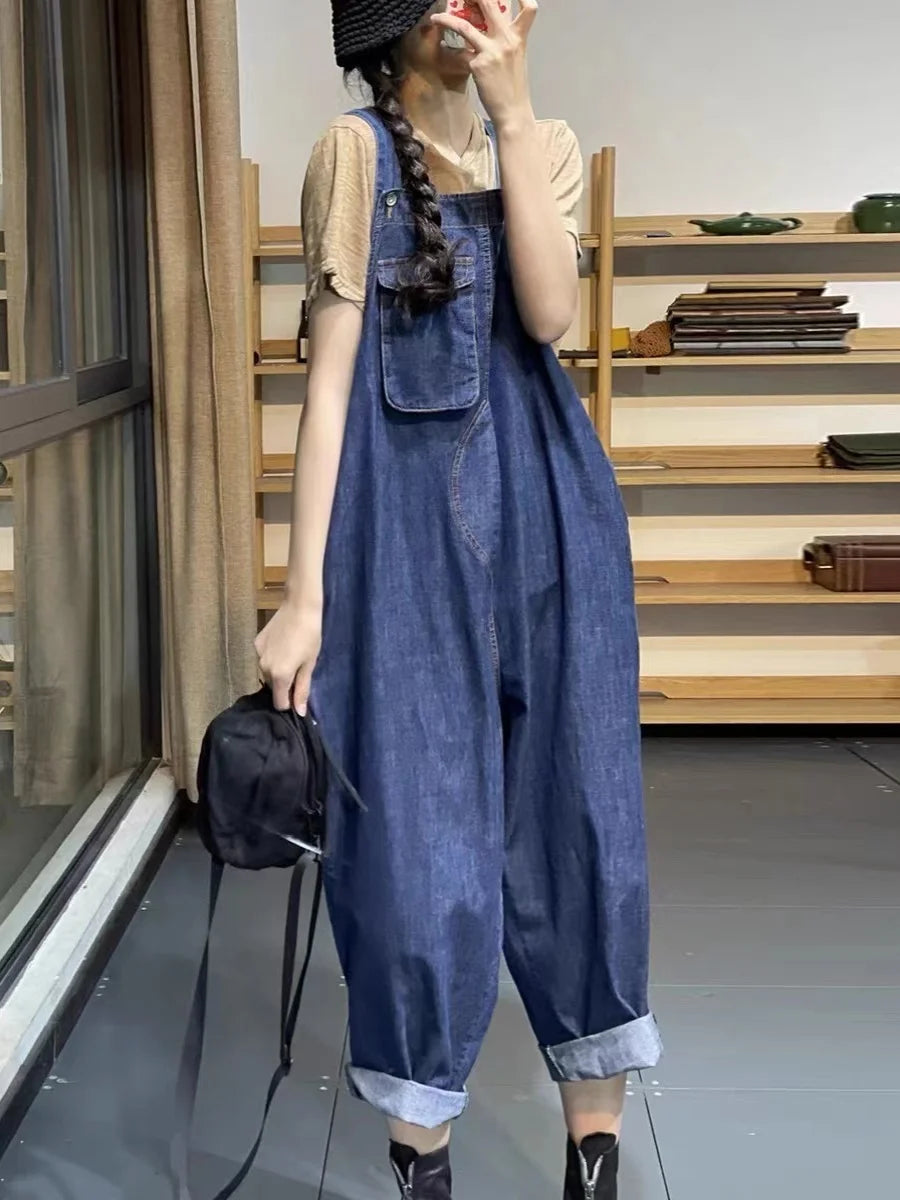 Jean Jumpsuits For Woman White Attractive Cross Ruched Clubwear Activeon Beach Legs Rivet Tube Flare Oversize Spaghetti