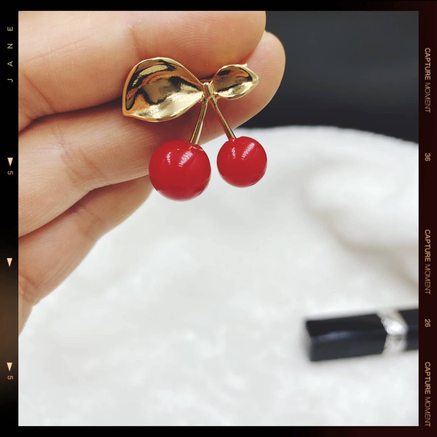 Cute Cherry Series Brooch, Mini Fruit Pin