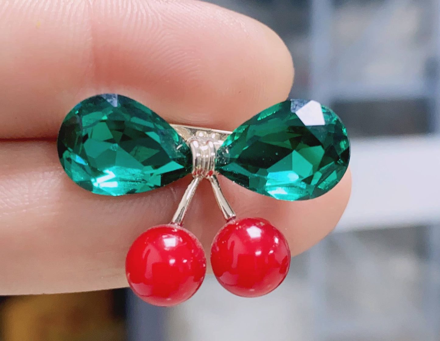 Cute Cherry Series Brooch, Mini Fruit Pin