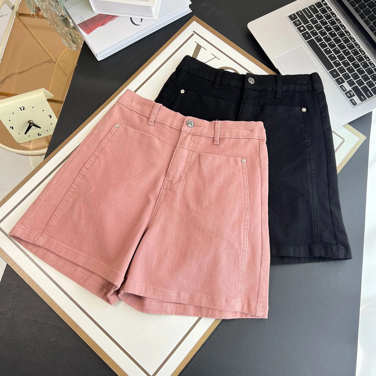 New Plus Size Jeans Summer Casual Thin Denim Hot Pants 100KG Shorts For Women