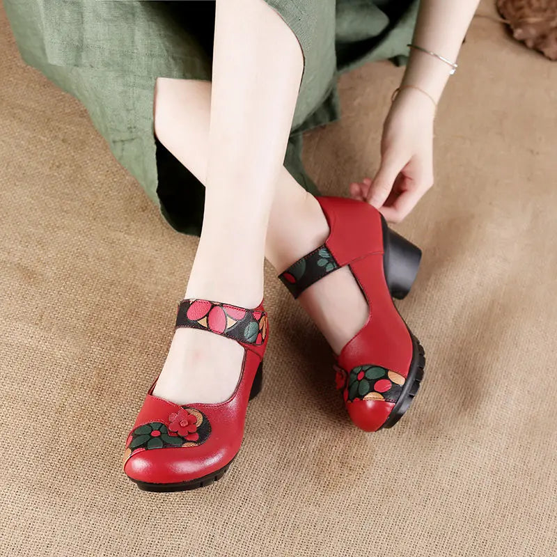 Wedges women luxury high quality designer shoes womens heels floral women concise shoes chaussures ete 2024 femme